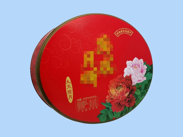 縮口月餅鐵罐-專業馬口鐵罐定制